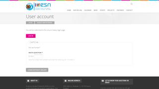 User account | ESN Aalto