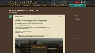 Age Of Empires 3 ES Online - Age of Empires III - Age of Empires Forum