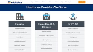 Healthcare Providers We Serve | Medicare, Medicaid and ... - eSolutions