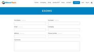 eSOMS-form | IDentitech