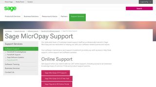 Sage MicrOpay Support | Sage Australia