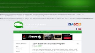 ESP: Electronic Stability Program - Car Engineer