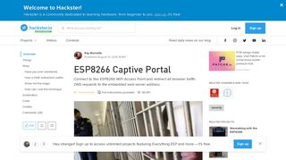 ESP8266 Captive Portal - Hackster.io