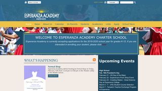Esperanza Academy Charter School: Home