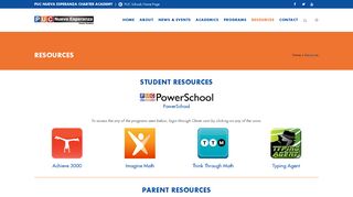 PUC Nueva Esperanza Charter Academy | Resources - PUC Schools