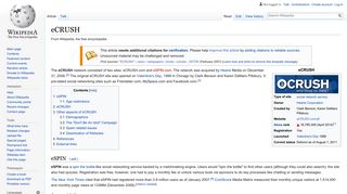 eCRUSH - Wikipedia