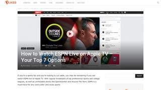 How to Watch ESPN Live on Apple TV - Your Top 7 Options - Flixed