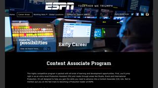 Entry level and Early Careers at ESPN - ESPN Jobs and Careers