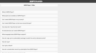 Help - ESPN Player