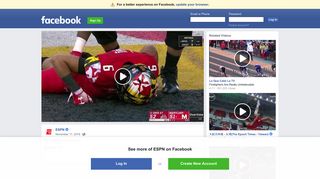 ESPN - Maryland's failed 2-point conversion | Facebook