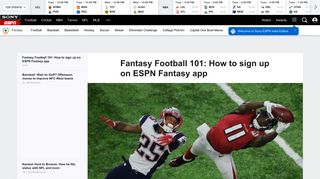 Fantasy Football 101: How to sign up on ESPN Fantasy app - ESPN.in