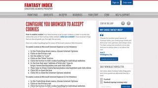configure your browser to accept cookies - Fantasy Index