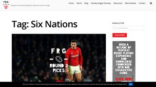 Six Nations Archives - Fantasy Rugby Geek