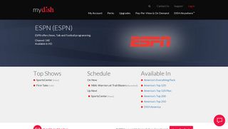 ESPN (ESPN) on DISH | MyDISH Station Details