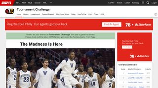 NCAA Tournament Challenge Bracket - ESPN - Fantasy