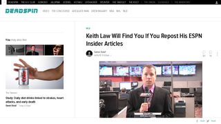 Keith Law Will Find You If You Repost His ESPN Insider Articles