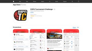 ESPN Tournament Challenge on the App Store - iTunes - Apple