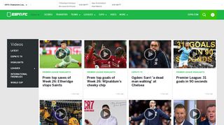English Premier League - ESPN FC - Soccer