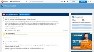 ESPN FantasyFootball Can't Login Using Chrome? : fantasyfootball ...