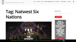 Natwest Six Nations Archives - Fantasy Rugby Geek