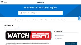 WatchESPN - Spectrum.net