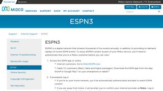 How to Access ESPN3 for Free - Midco