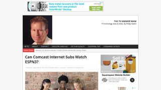 Can Comcast Internet Subs Watch ESPN3? - The TV Answer Man!