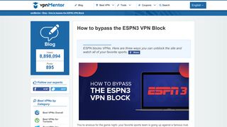 How to bypass the ESPN3 VPN Block - vpnMentor