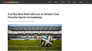 8 of the Best Kodi Add-ons to Stream Your Favorite Sports - Make ...