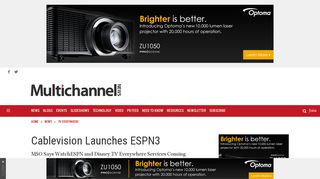 Cablevision Launches ESPN3 - Multichannel