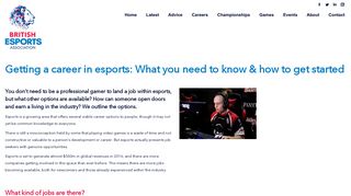 Getting a career in esports: What you need to know & how to get started