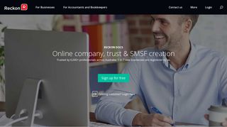 Online Company, Trust & SMSF Registrations | Reckon Docs