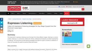 Espresso Listening - London Grid for Learning - LGfL