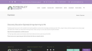 Espresso - Pemberley Academy Primary School