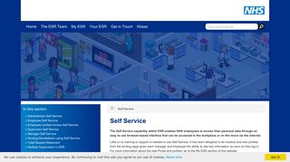 Self Service - Electronic Staff Record