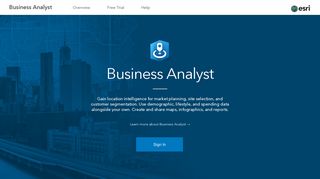 Esri.com - Business Analyst
