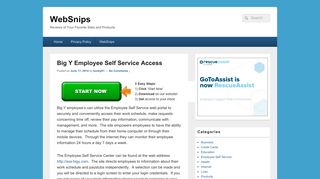 http://ess.bigy.com – Big Y Employee Self Service Access | WebSnips