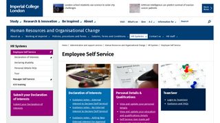 Employee Self Service | Administration and support services | Imperial ...