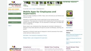 Mobile Applications - Attendance on Demand