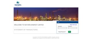NAYARA ENERGY LIMITED Report System