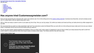 Custom Essay Meister Login - An Honest Writing Service