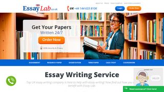 Essay Lab - UK Writing Service Online