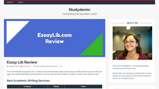 EssayLib.com Review: Scored 4.2/10 - Studydemic Opinion
