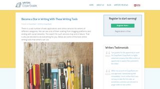 Freelance Writing Jobs | Writers.EssayShark.com