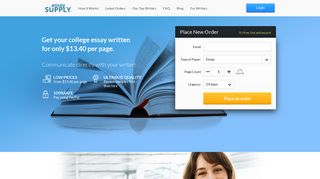 EssaySupply: Best College Essay Writing Service