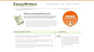 Essay Writers - custom essays and custom term papers that make the ...