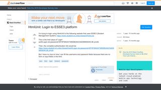 HtmlUnit: Login to ESSE3 platform - Stack Overflow