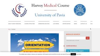 Orientation - Harvey Medicine - UniPV