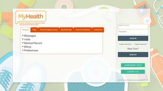 Learn More / Help - MyHealth - Login Page - Essentia Health