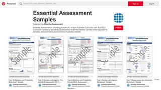 23 Best Essential Assessment Samples images | Australian curriculum ...